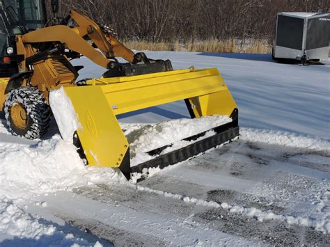 snow bucket on skid steer|best skid steer snow pusher.